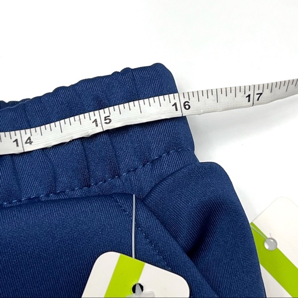 Nicole Miller Sport Jogger Dark Teal Scuba Stripe Size Large - Picture 10 of 10